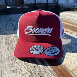 Hooey University of Oklahoma Crimson and White Sooners Snapback Cap